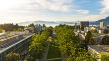 UBC Vancouver Campus aerial shot.